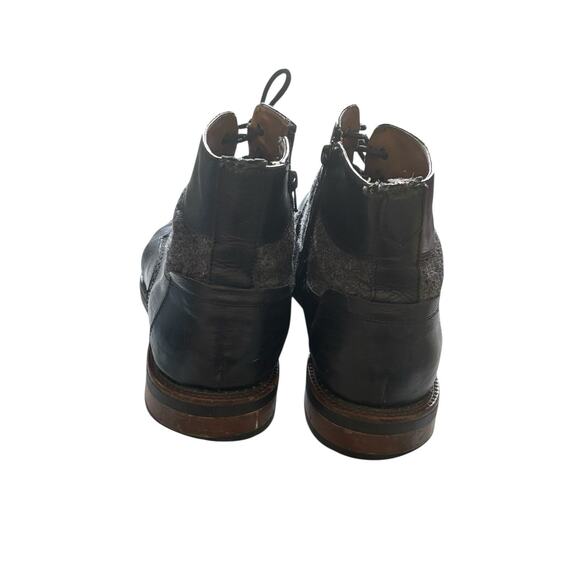 Johnson & Murphy Men's 13 M Ankle Boots Black Leather Lace UP - Picture 6 of 8